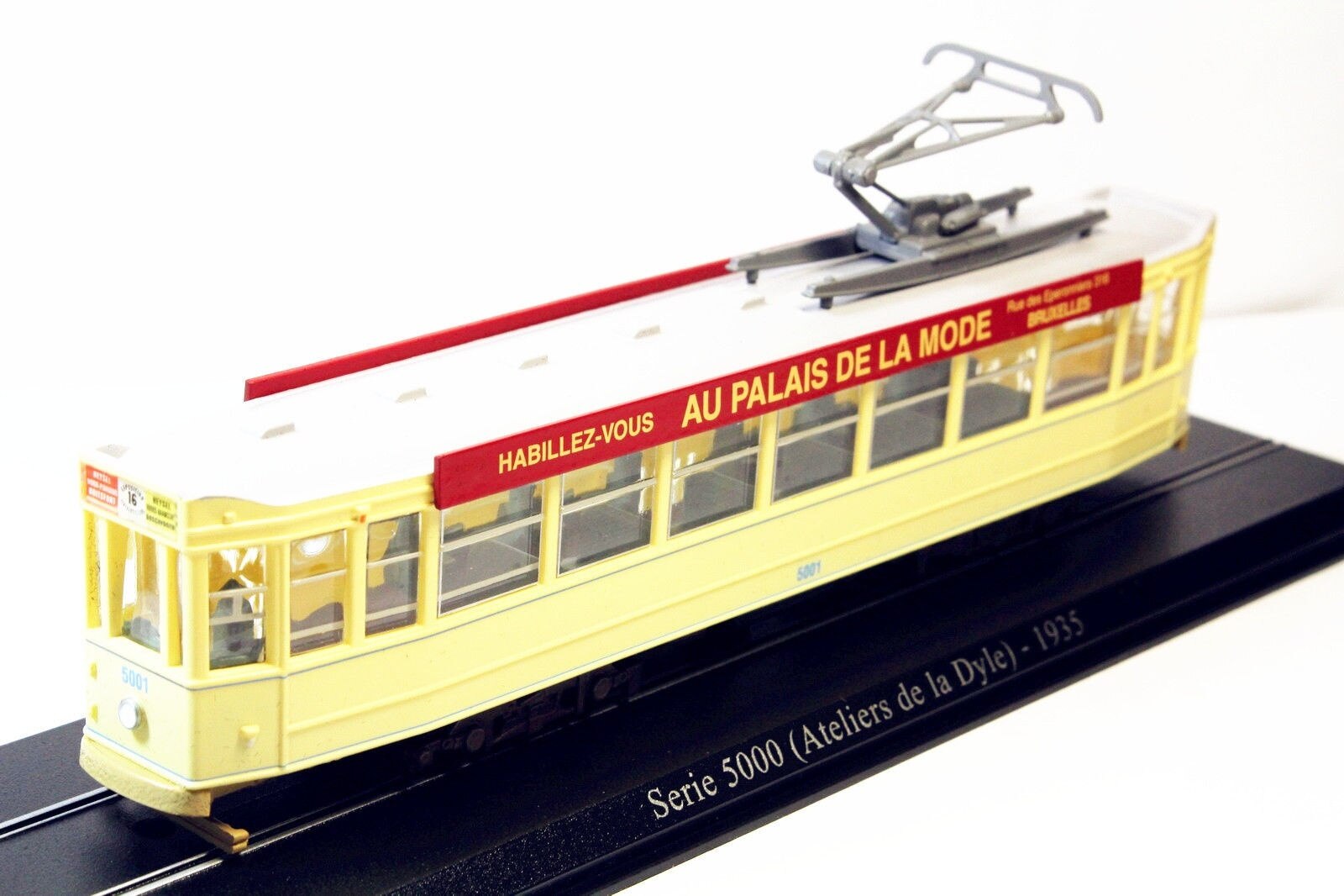 1:87 Serie 5000 (Atellers De La Dyle) - 1935 Tram Model Train Static Model