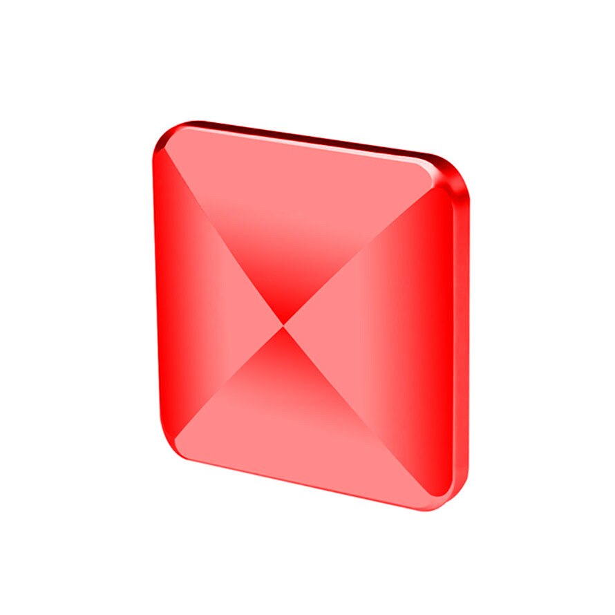 Desktop Flipo Flip Decompression Artifact Fingertip Flip Toy Spinning Top: Quadrilateral red