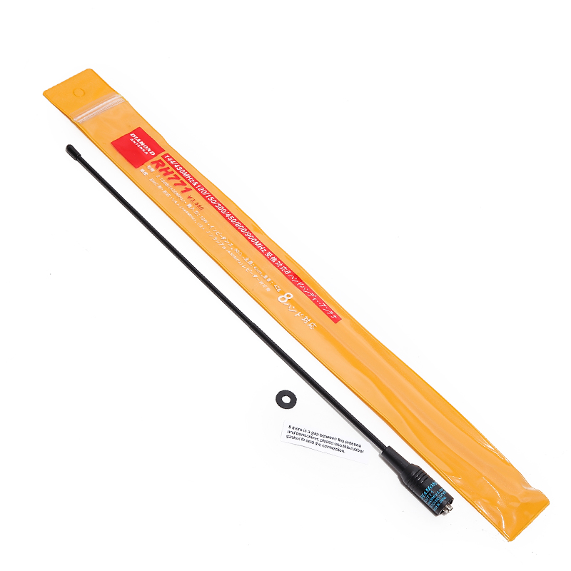 Diamant RH-771 SMA-F Vrouwelijke Dual Band Vhf/Uhf 144/430 Mhz Antenne Voor Baofeng UV-5R UV-82 BF-888S DM-5R plus Walkie Talkie Radio