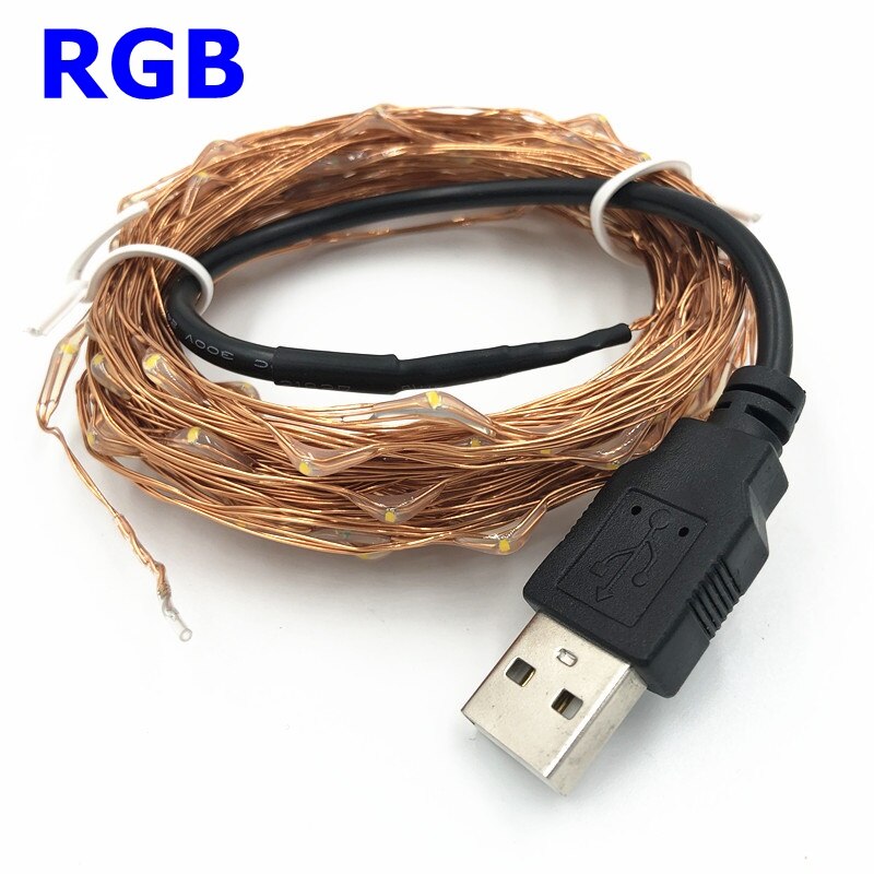 Tongdaytech 100/200/300 led ulkona aurinkolamppu merkkijono valot joulujuhla seppele aurinkopuutarha  ip65 vedenpitävä valo: Usb rgb / 11m 100 led