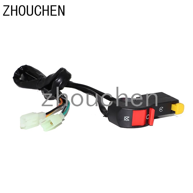 Universal Motorcycle Engine Stop Start Kill Switch Headlight Push Button for ATV Dirt Bike Scooter Quad Parts 50-125cc