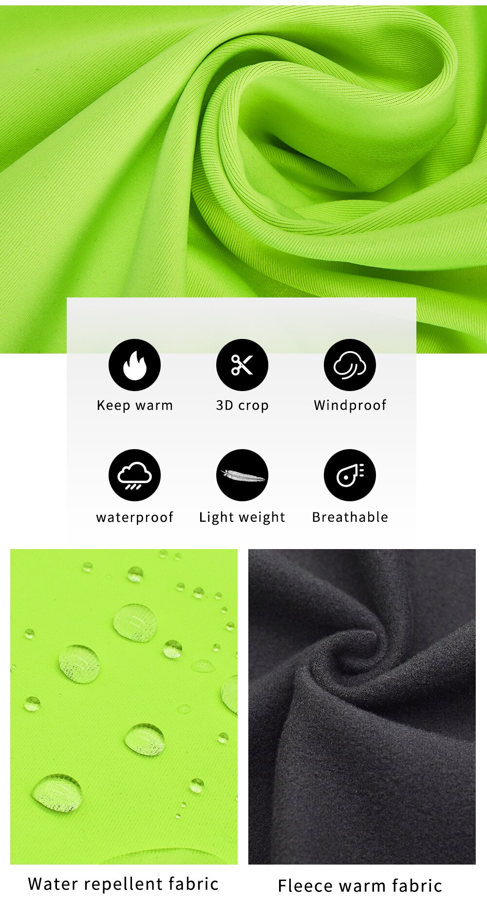 WOSAWE Men's Sleeveless Cycling Vest Fleece Jacket Winter Fleece Bike Vest / Gilet Thermal /Windproof Breathable Sports Apparel