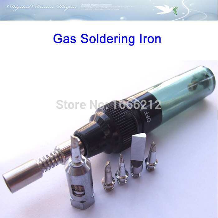 Draadloze Pen Shaped Gas Soldeerbout Gun Tip Tool MT-100 Met 4 Gratis Tips