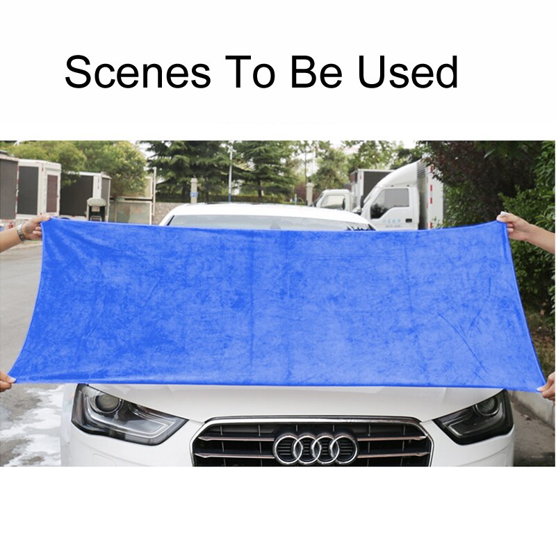 160*60cm 1 stücke Auto Waschen Handtuch Auto Mikrofaser Handtuch Säumen Auto Pflege Detaillierung Waschen Reinigung Trocknen Tuch