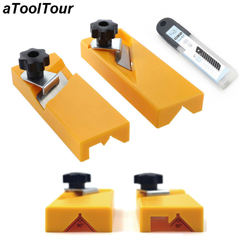 90 Degree Gypsum Board Woodworking Planer Tool Square Plane Drywall Edge Chamfer Hand Saw Box Hand Plasterboard Carpenter Tool