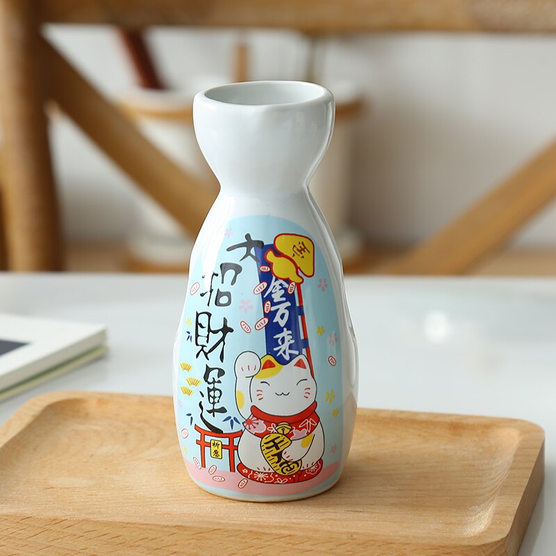 Japansk sake distribution vinkanna spritvärmare hushåll keramik varm flaska barware flagga liten stoup enkel gryta: 7