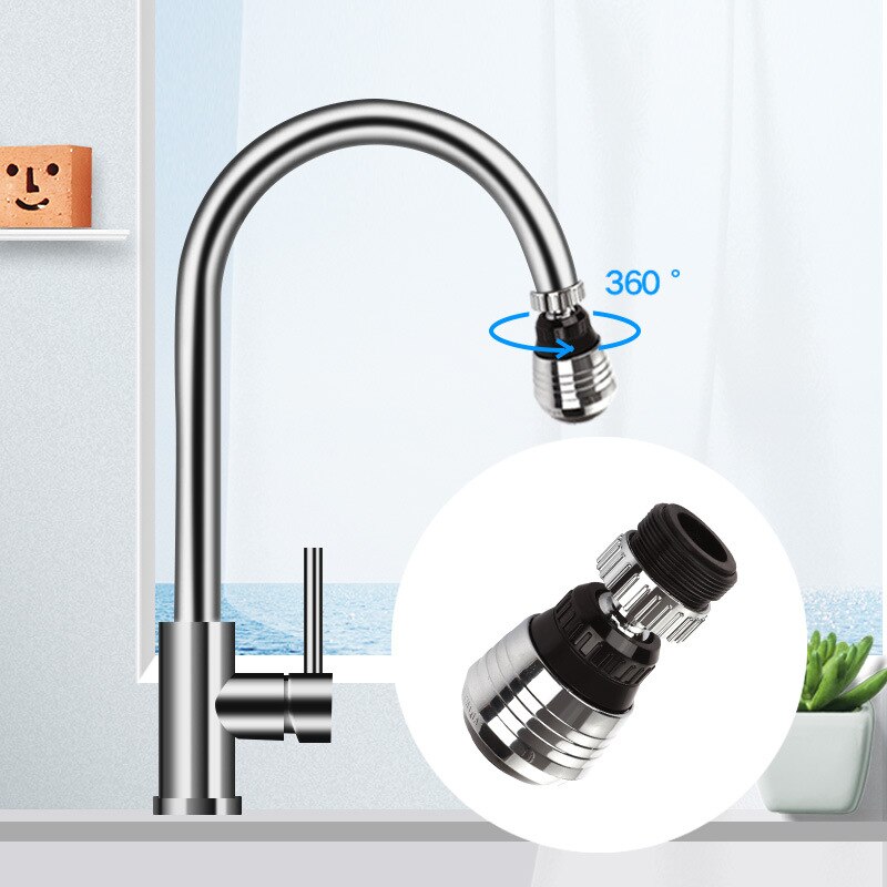 Adjustable Kitchen Faucet Extension Tube 360 Rotate Water Saving Tap Extender Adapter Nozzle Set for Bathroom Toilet Accessories