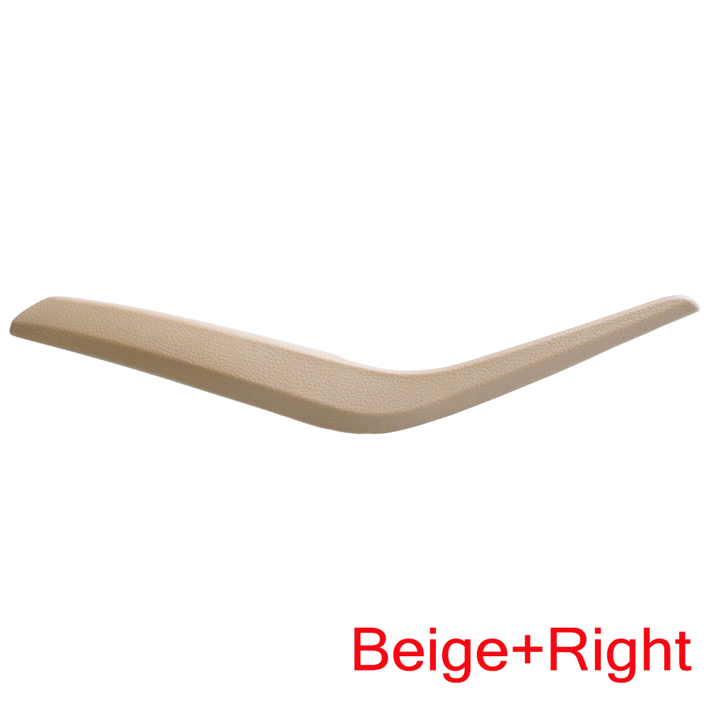 Links Rechts Auto Binnendeur Panel Handvat Pull Trim Cover Auto Interieur Deurgrepen Covers Voor Bmw X1 E84: Beige-Right