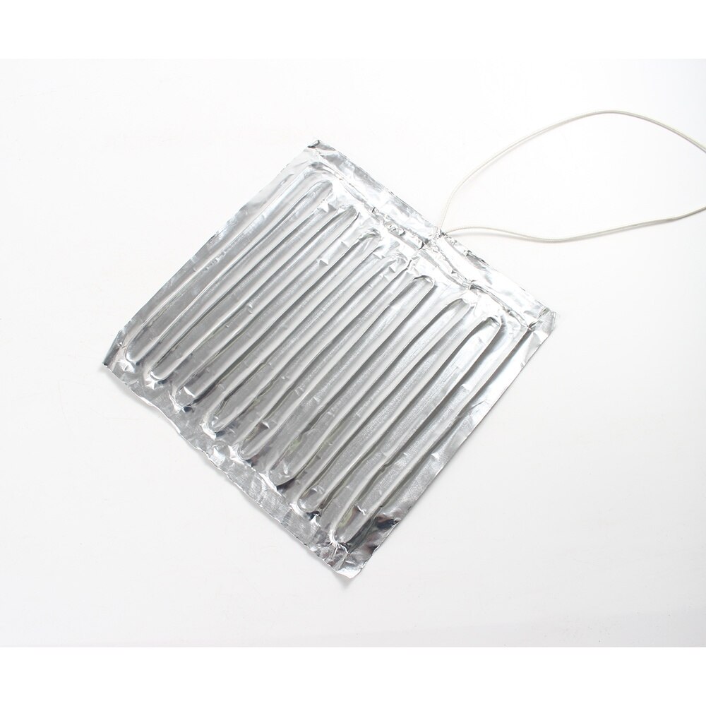 200 x 200mm 220v aluminiumfolie verwarmingsmat rubberen verwarmingsmat verwarmde bedplaatverwarming zelfklevend flexibel waterdicht 3d printer