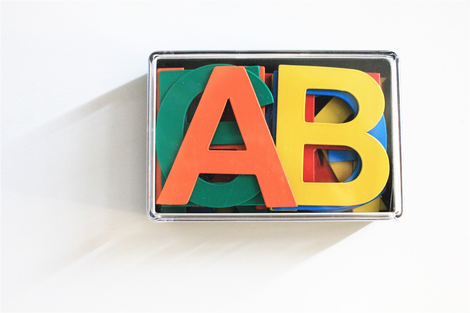 26 farverige undervisning magnetisk engelsk alfabet køleskabsmagneter børn baby læring pædagogisk udvikling legetøj til børn: Bland store bogstaver