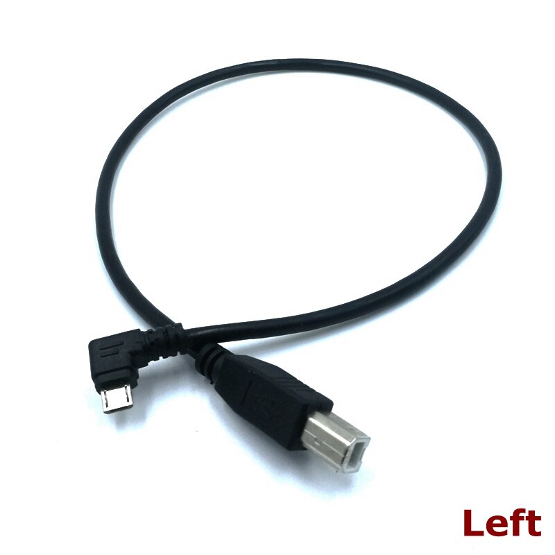 Micro Usb Male Naar Usb B-Type Connector Voor Usb 2.0 B Micro Male Data Kabel Voor Mobiele Telefoons, printers En Harde Schijven: Oranje