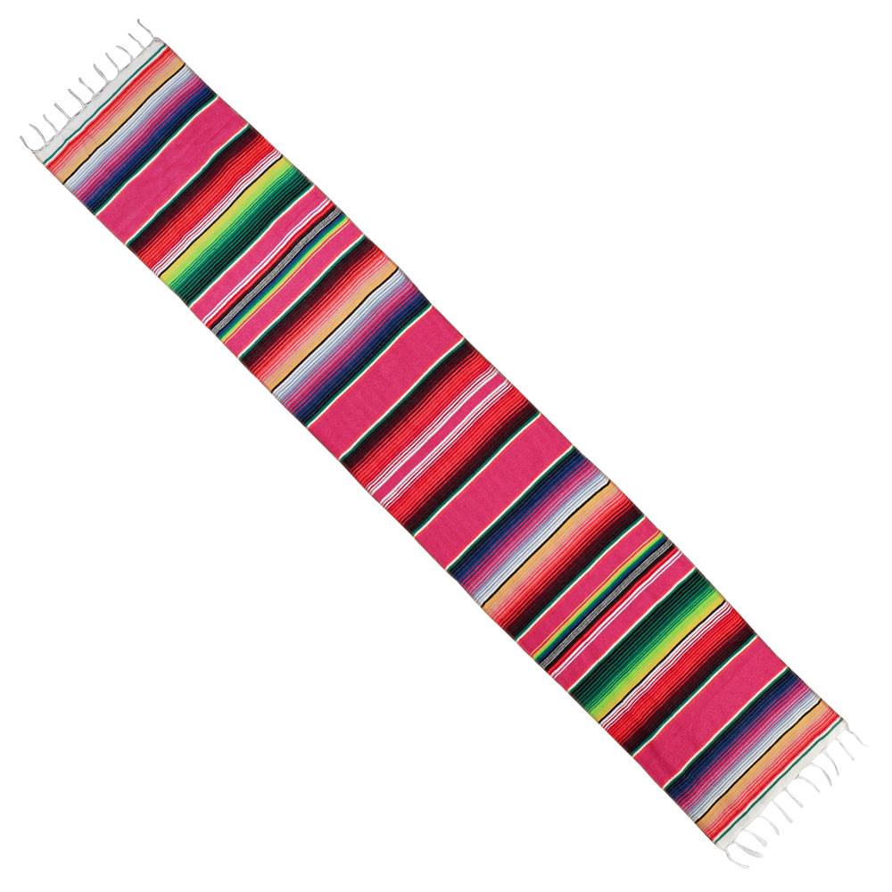 OurWarm Fiesta Thema Party Tafelloper Cinco de Mayo Celebration Party DIY Decoraties Mexicaanse Serape Katoenen Bruiloft Tablecoth: C