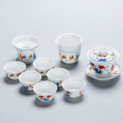 Ceramic Tea Table Zen Ceramic Tea Tray Chinese Tea Culture Tea Cup Tools Set Storage Tray Ceramic Tea Pot