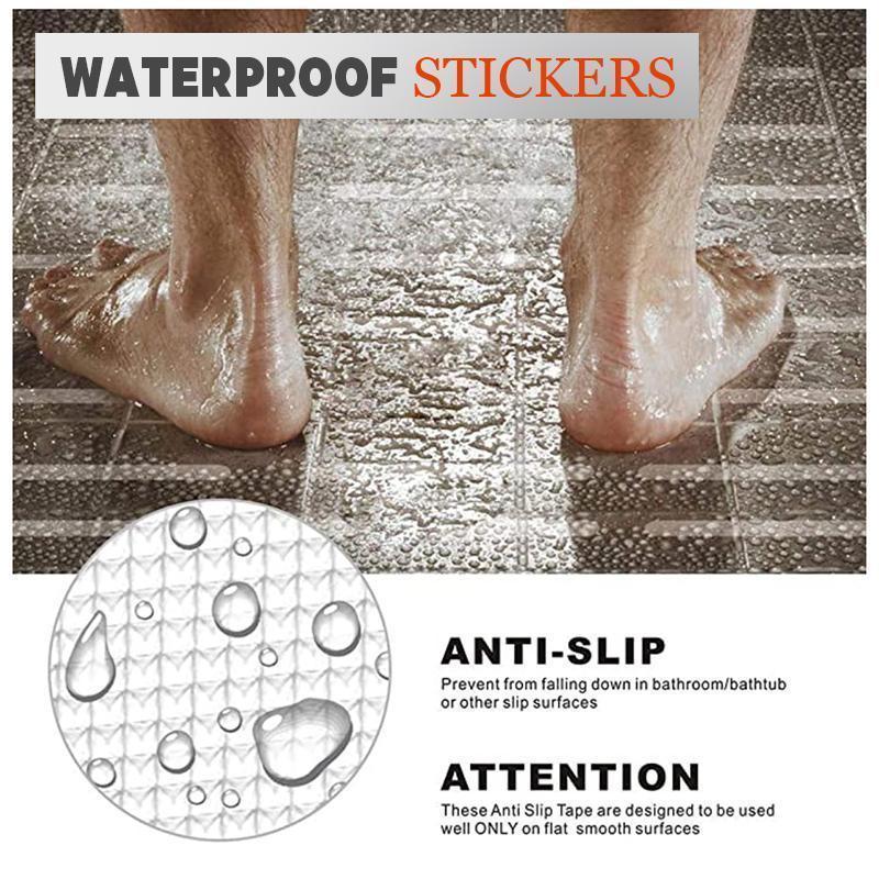 Bathroom Anti-Slip Pad Stair Steps Anti-slip Rubber Bathroom Bathtub Transparent Non-slip Stickers With Bathroom Shower Anti-sli