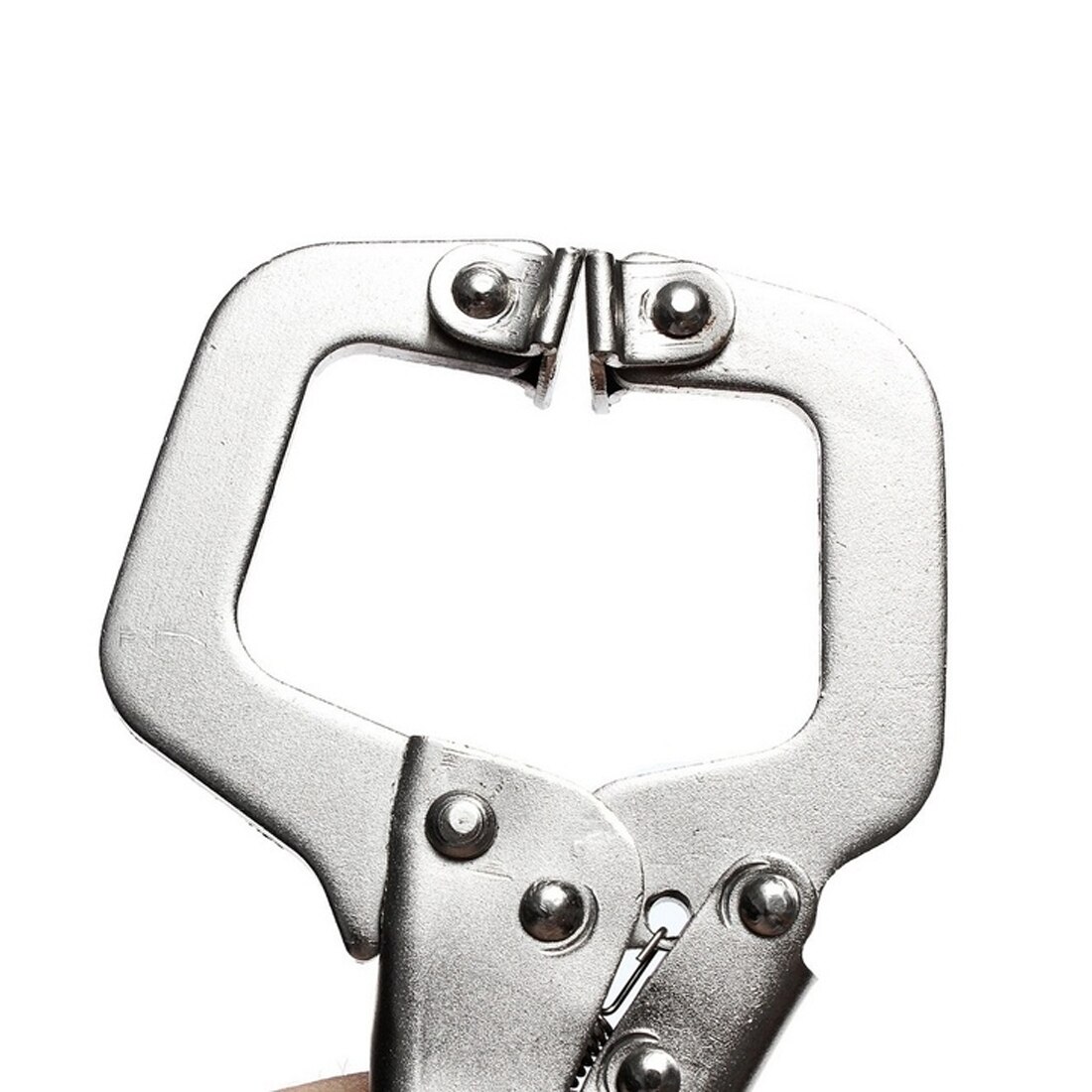 6 inch/ 9 inch C Clamp Weld Clip Woodwork Tenon Locator Grip Lock Jaw Swivel Pad Wood Fix Plier Pincer Work