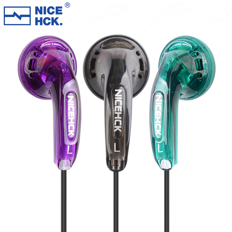NICEHCK Traceless 3.5mm HIFI Earbud 15.4mm Dynamic Driver Unit DJ Bass Earphone Wired HD Microphone Headset EB2S/B40/B70/VIDO