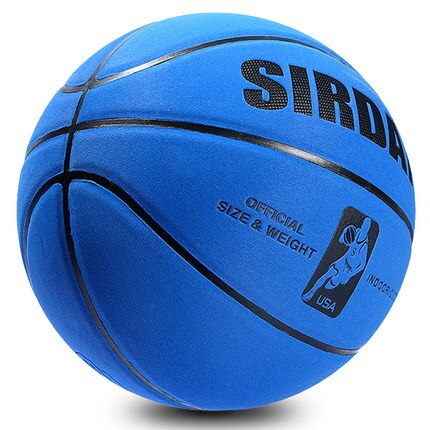 Zacht Microfiber Basketbal Maat 7 Slijtvaste Anti-Slip, anti-Wrijving Outdoor & Indoor Professionele Basketbal Bal: Blauw