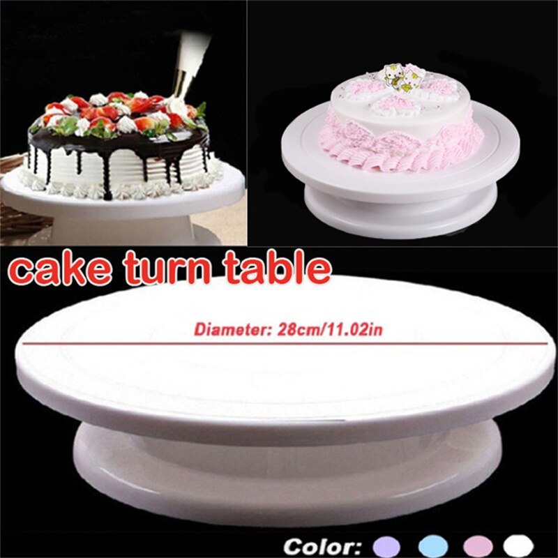 Turntable Cake Decorating Rotating Stand DIY Cake Rack Baking Tool Kitchen Accessories Cake Decorating Tools Cake Tools