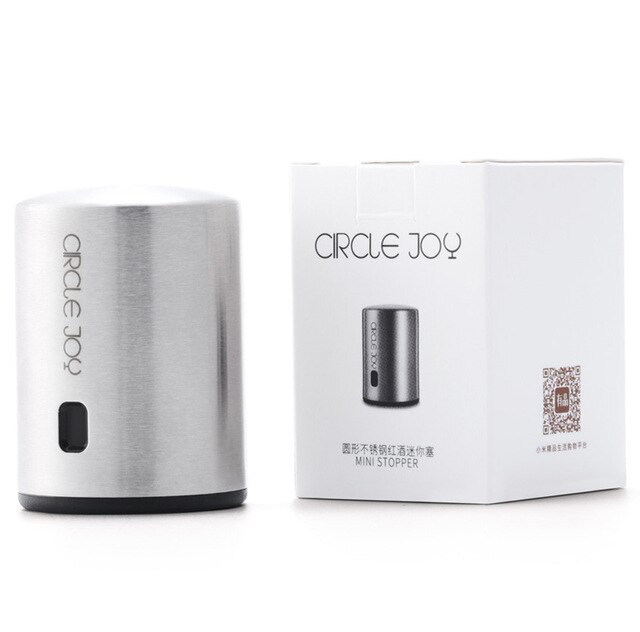 Circle Joy Electric Bottle Opener Stainless Steel Mini Wine Stopper Wine Decanter Aerator: wine stopper