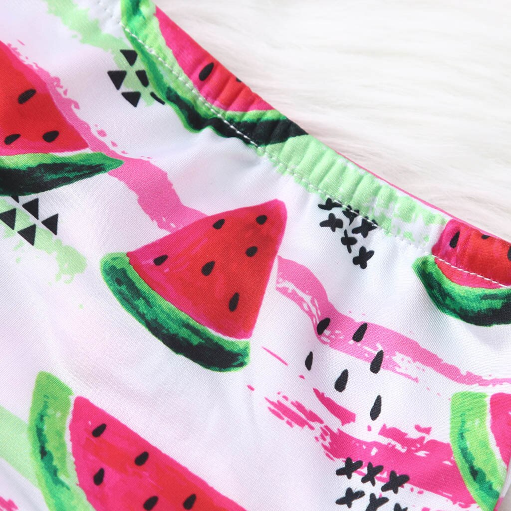 ARLONEET Toddler Kids Baby Girls Tassel Watermelon Print Summer Swimwear Swimsuit Bikini Outfits kid swimwears baby girl clothes