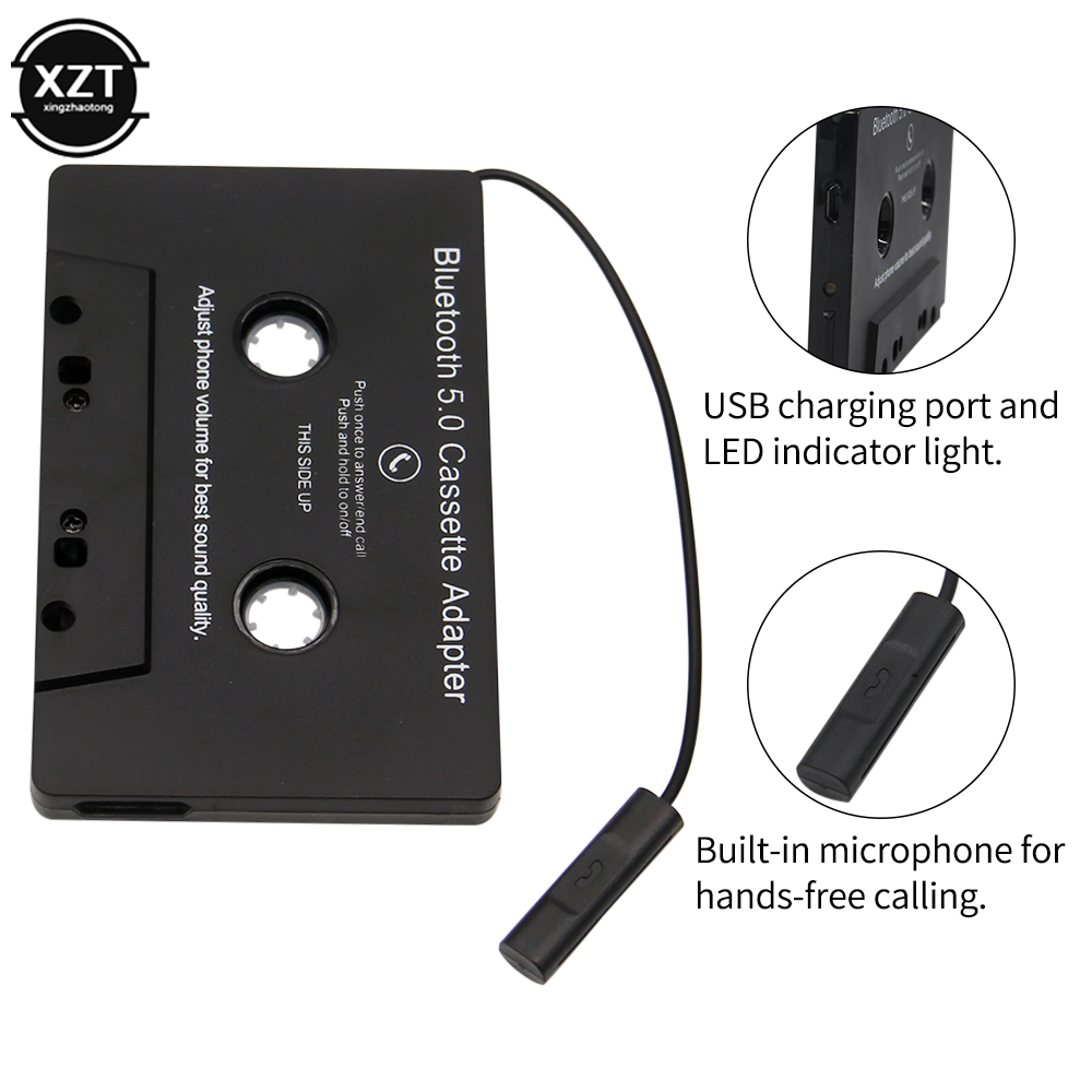Universal Bluetooth 5,0 Konverter Auto Band MP3/SBC/Stereo Bluetooth Audio Kassette Für Aux Adapter Smartphone Kassette Adapter