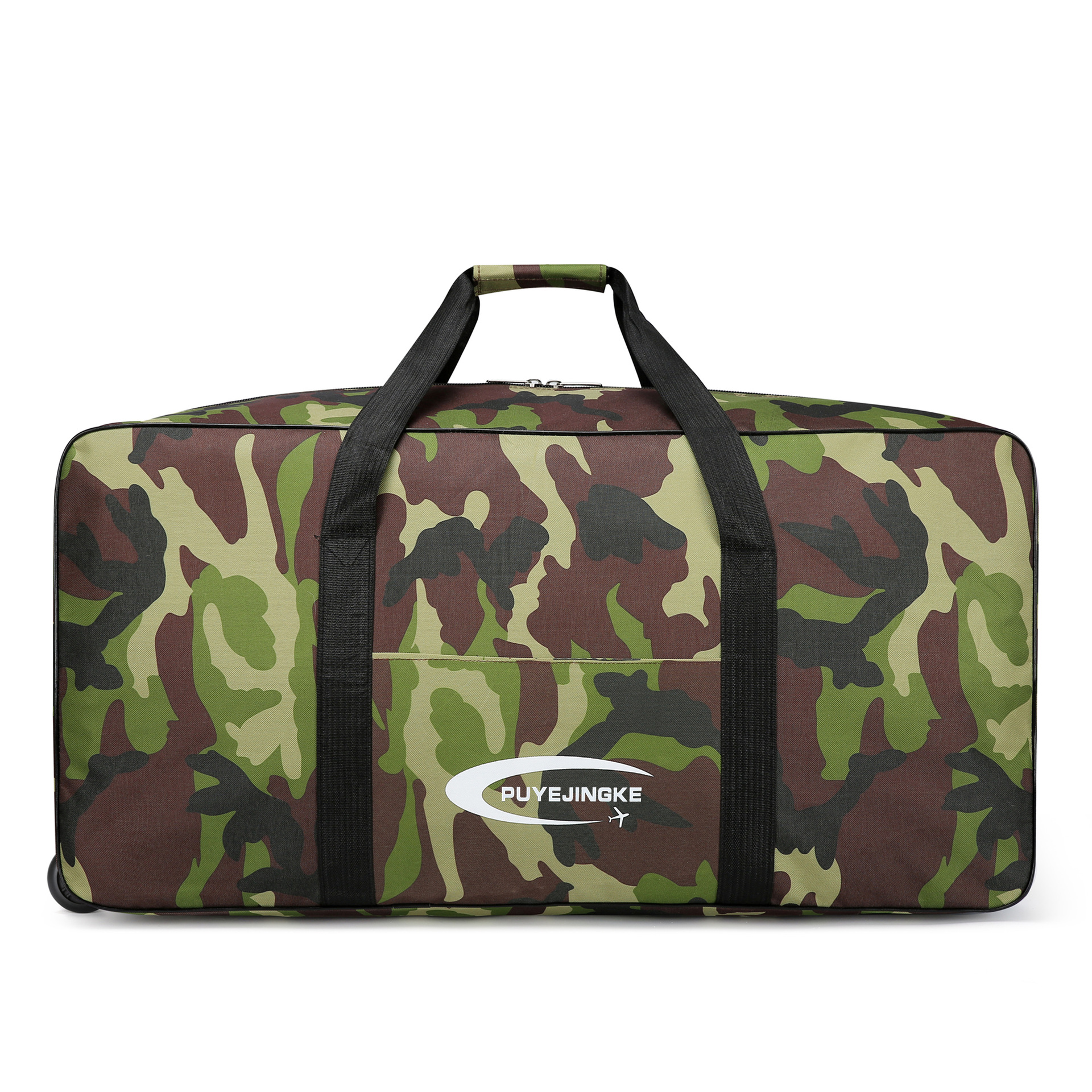Camouflage Luggage Moving House Big Bag Thick Waterproof Oxford Cloth Moving Artifact Large Storage Men's Travel Bags Duffle Bag: army green