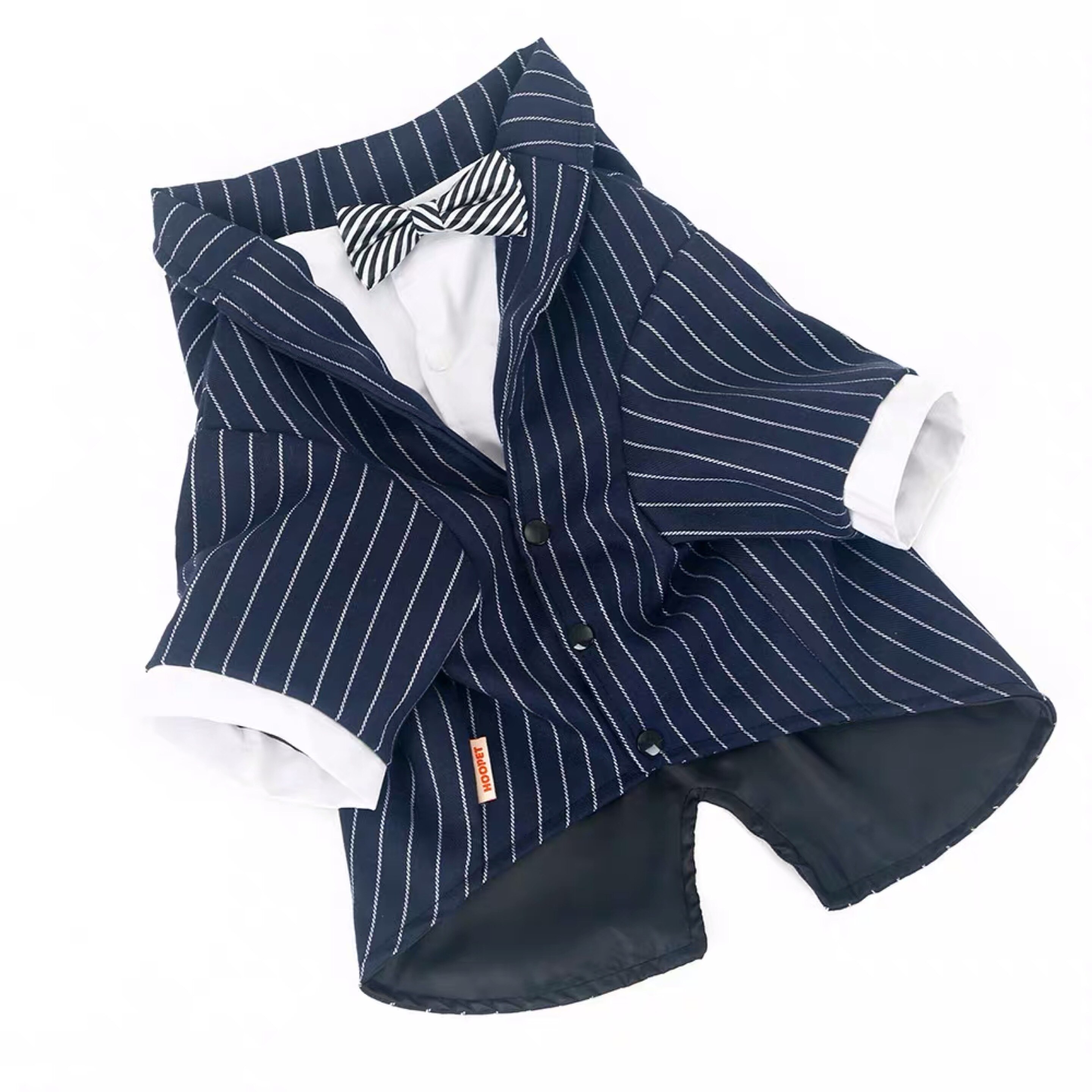 Ropa Formal para perro mascota, traje de boda, traje de esmoquin, ropa para perros pequeños, medianos, Carlino, Doberman, pajarita de Bulldog Francés HYC02