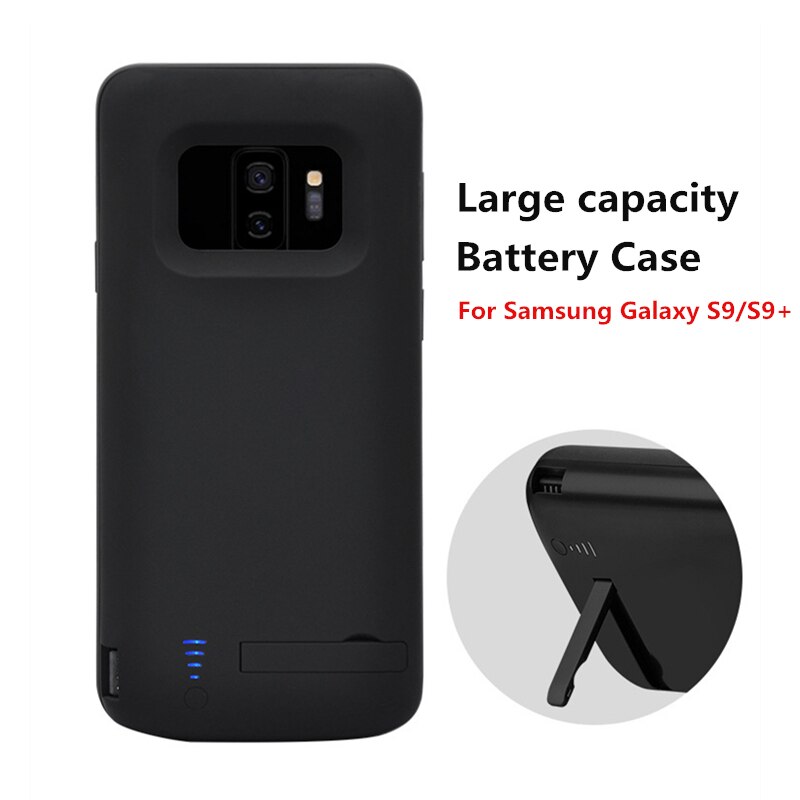 Bærbar telefon batteri-etui til samsung galaxy  s9/  samsung  s9 plus batterioplader etui til samsung  s8 plus powerbank