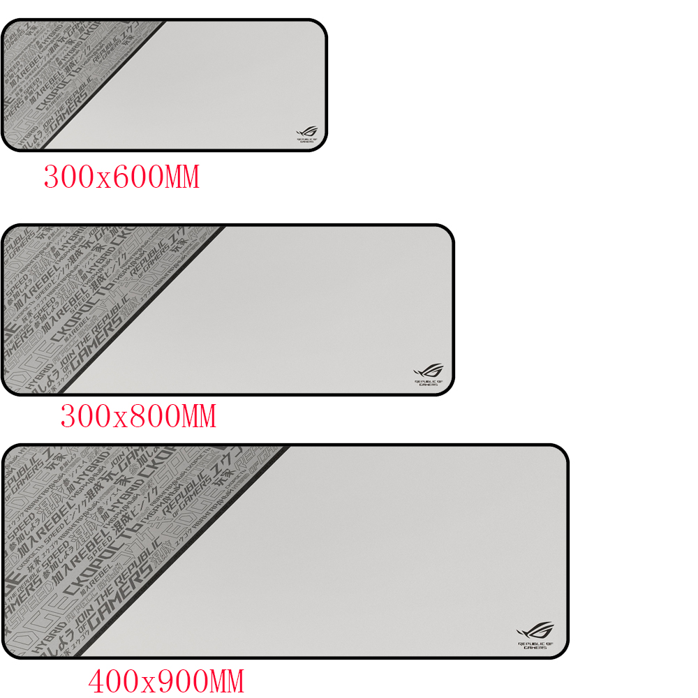 XXL ROG Game MousePad Black A/S/U/S Mouse Pads Large Lock Edge 400x900 Gamer Player Computer Keyboard table mat: 30x24 cm / Orange
