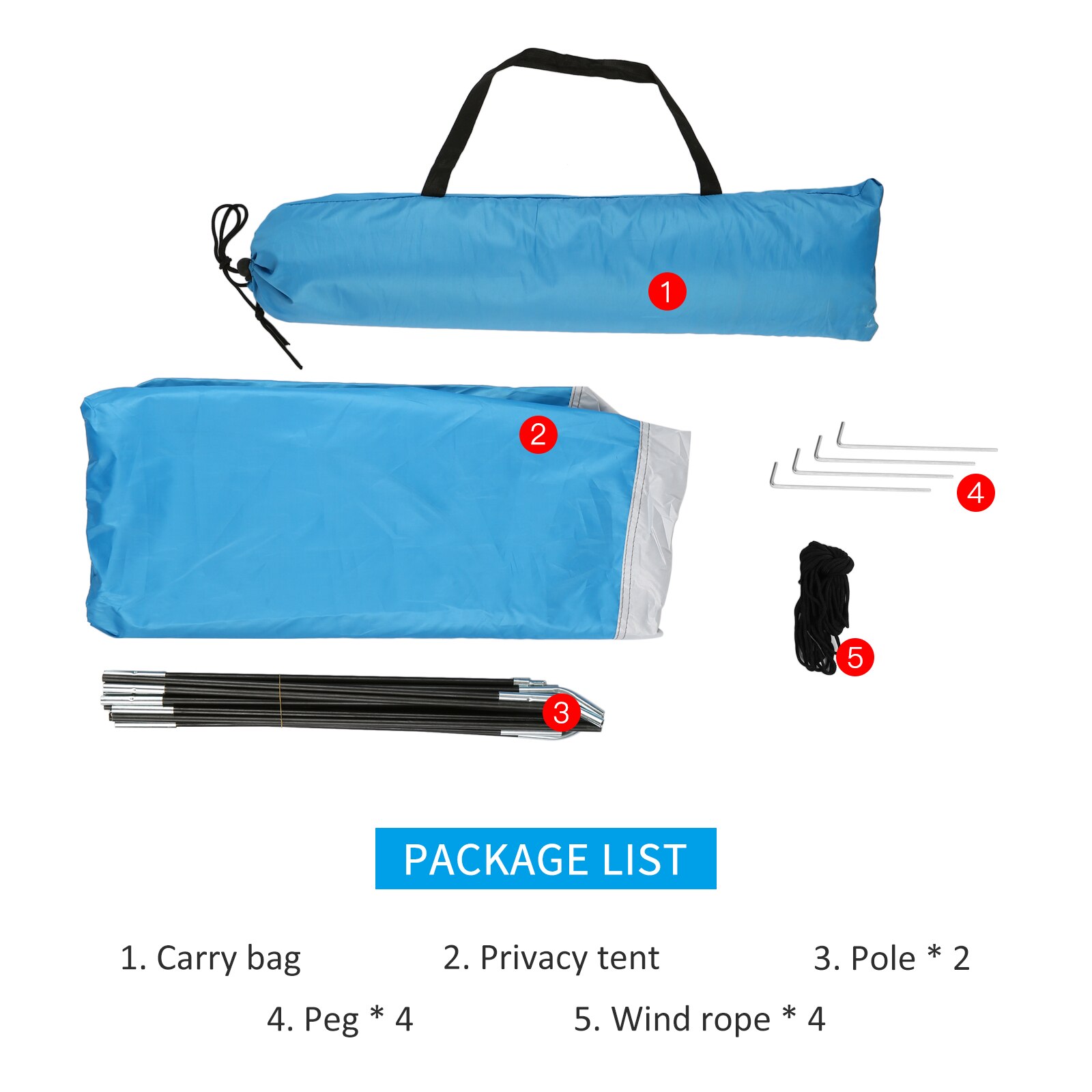 Tente de Camping Portable, abri de confidentialité, douche de plage, toilettes à langer, avec fenêtre, équipement de camping