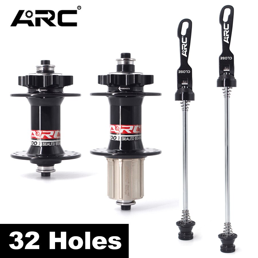 Arc Voor Achter Fiets Hubs Qr Spies 135Mm Vvt Mtb Mountainbike Hub 32 36 Gaten 32H 36 H Voor 8 9 10 11 Speed Deel Disc Hub Deel: Blac100-9 135-10 32H