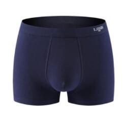 Xiaomi 3 pçs roupa interior masculina cor sólida boxershorts algodão plus size boxer masculino shorts respirável macio calcinha homem underpant: 3pcs blue 3XL