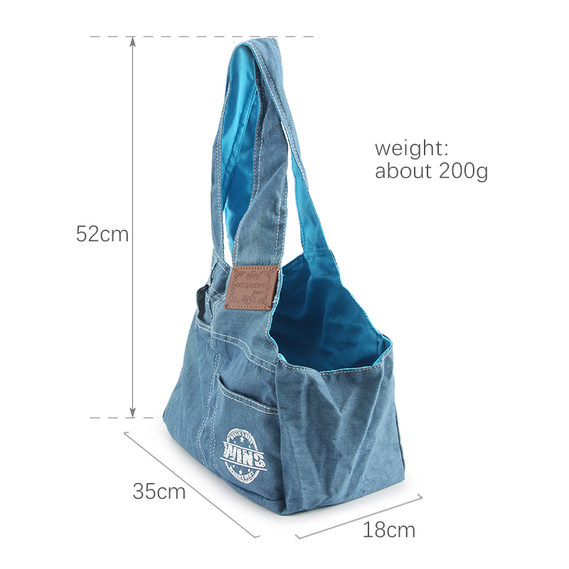 Mini Hond Draagtassen Denim Reizen Schoudertas Voor Puppy Cat Pet Carriers Honden Tas