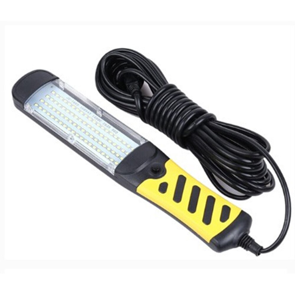 1PC Tragbare Super helle Sicherheit LED Notfall Arbeit Licht Kolben 80 LED Magnetische Auto Inspektion Reparatur Handheld Arbeit Lampe hangable: Gelb Schwarz / EU Stecker