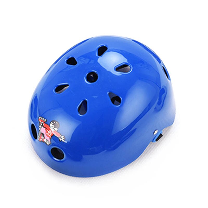 Cute Shape Ultralight Kids Roller Skating Helmet Snowboard Helmet For Safety Riding Skating Scooter Extreme Sports: Blue