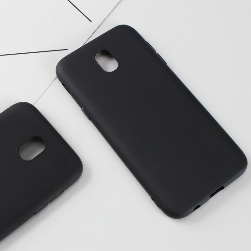 Schwarz Matte Telefon Fall Für Samsung Galaxy J3 J5 J7 A3 A5 A7 A8 Plus A6 J4 J3 j5 J7 A3 A5 A7 A9 Star Lite