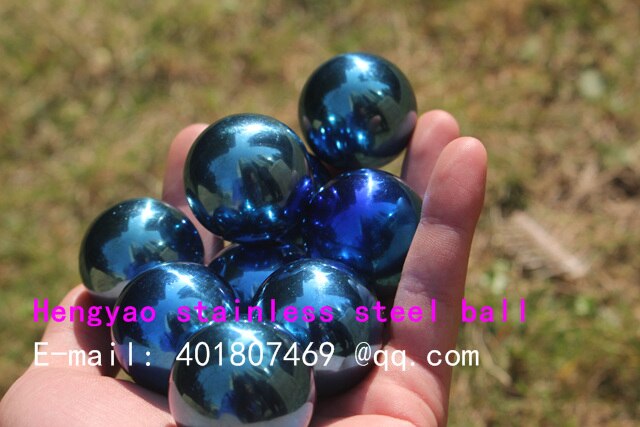 63mm in diameter Blauw rvs ball, holle bal, decoratie bal, Interieur artikelen voor, tuin decoratie