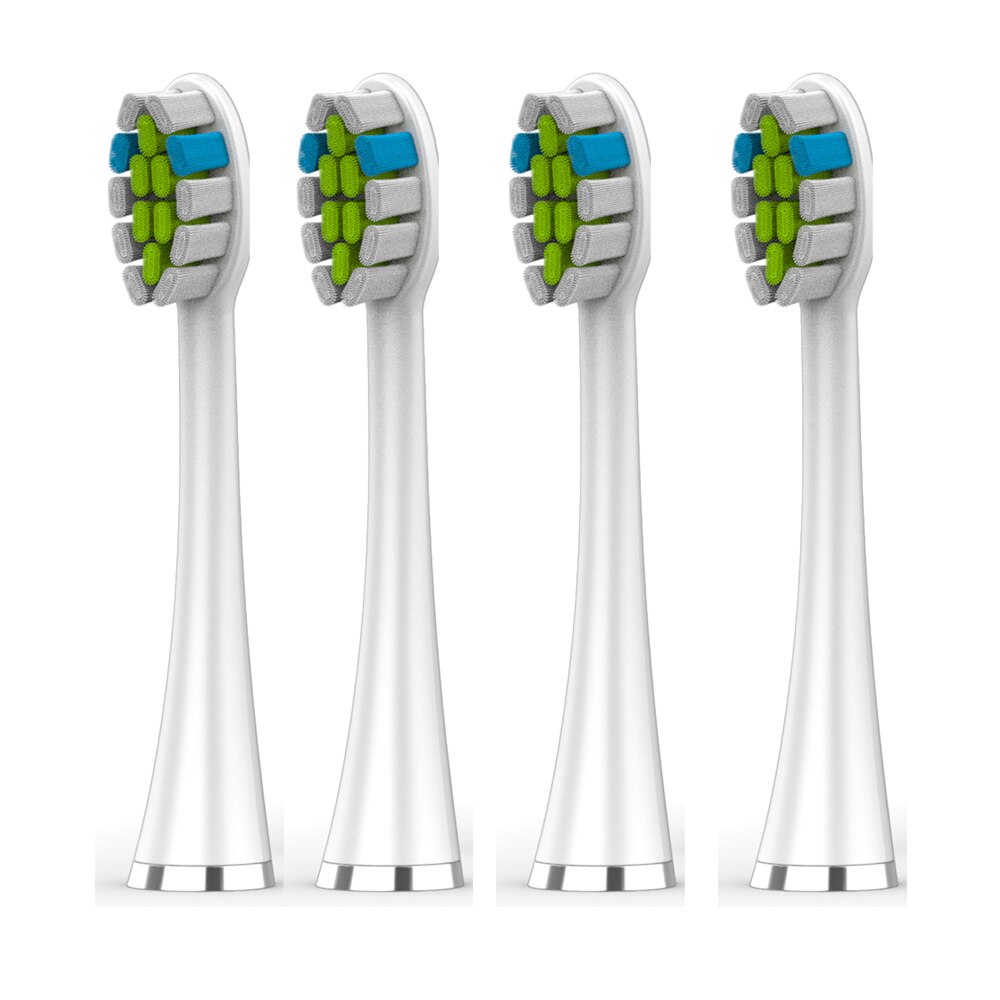 Electric Toothbrush Sonic toothbrush with 4 brush heads and timer 3 modes 3 vibration levels for oral care with travel bag: s131-wh