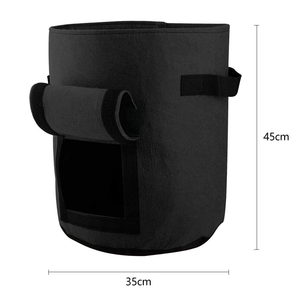 Vilt Plant Groeien Zakken Geweven Stof Tuin Aardappel Pot Greenhouse Groenteteelt Zakken Hydraterende Verticale Gereedschap Tuin Gereedschap