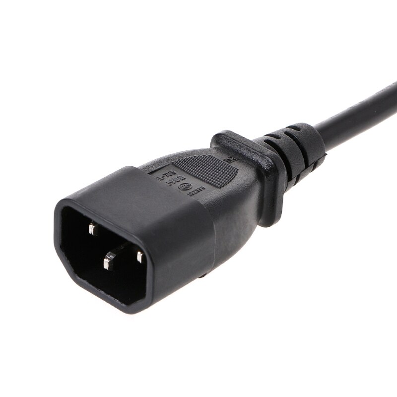 Männlichen zu Weiblichen C14 C13 Stecker PDU Erweiterung Energie Kabel Stecker Rechten Winkel