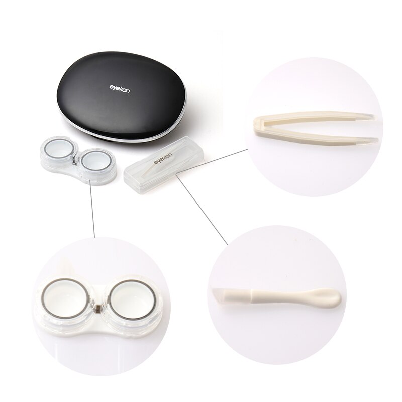 Magnetic Induction Contact Lens Case Slim Contact Lenses Case Eye Contacts Case