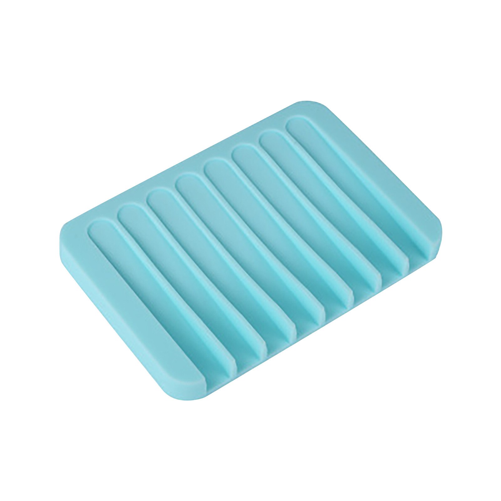 Silicon Kitchen Bathroom Flexible Soap Dish Plate G08 Tray FHJ7057 ship Soapbox Holder #45: B