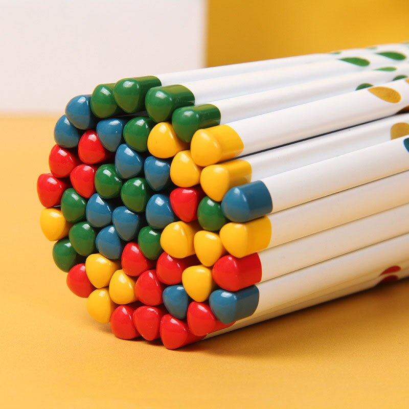 6 Pcs Cute HB Pencil Triangular Correct grip Children Drawing Stationery Office School student stationery Kids