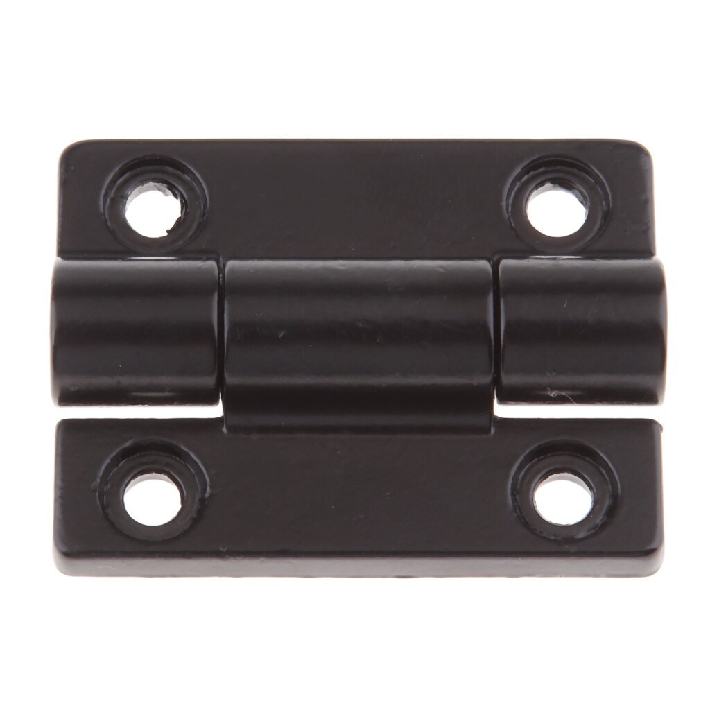 180 Degree Boat Cabin Door Hinge Adjustable Position Control Hinges with with Countersunk Holes - Black