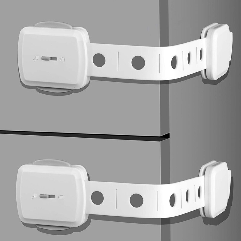 Kinderslot, 10 Pack Baby Proofing Kast Sloten Geen Boren Super Sterke Lijm Double Lock System