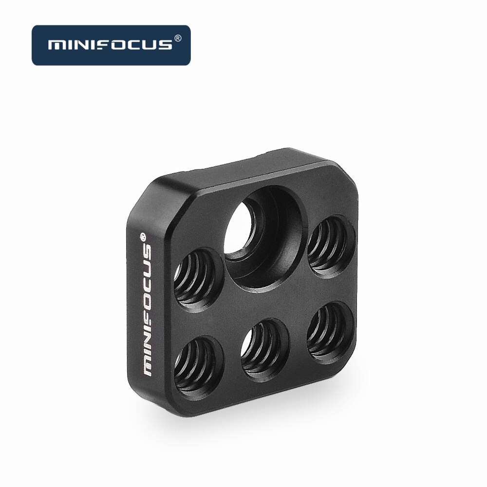 Kran  m2 mouting platta för zhiyun kran -m2 sidofäste w / 1/4 gänghål kall sko för magiska arm monitor mikrofon diy alternativet