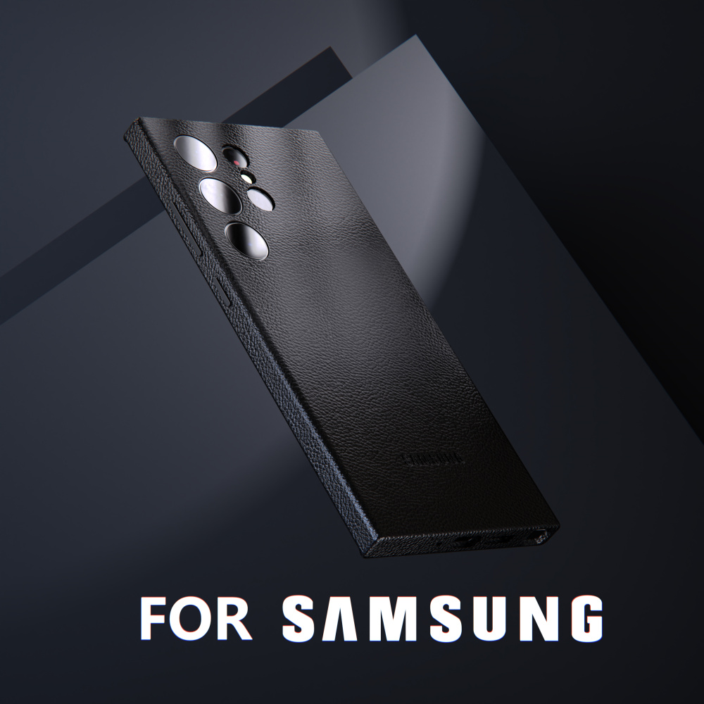 Originele lederen tas voor Samsung Galaxy S24 Ultra S24 FE Plus Luxe cover Schokbestendig Volledige beschermende schaal S24Ultra S24FE S24+
