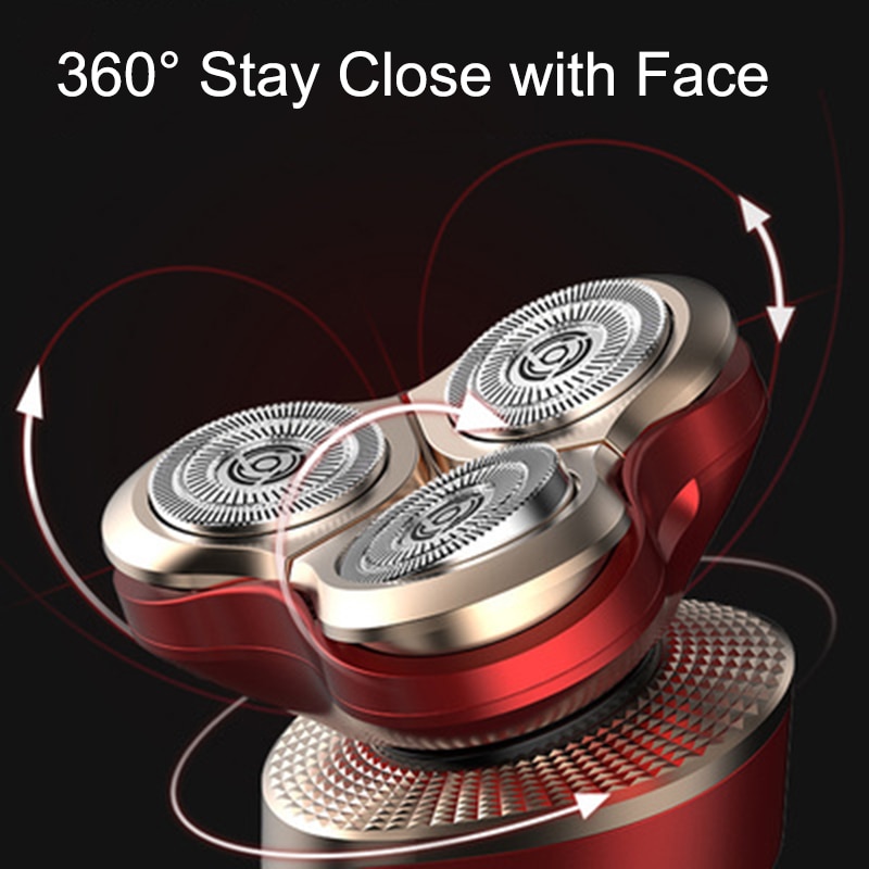 Xiaomi SOOCAS S3 golarka elektryczna dla mężczyzn 3 głowica tnąca robić golenia na sucho bezprzewodowa USB akumulator wodoodporna maszynka robić golenia