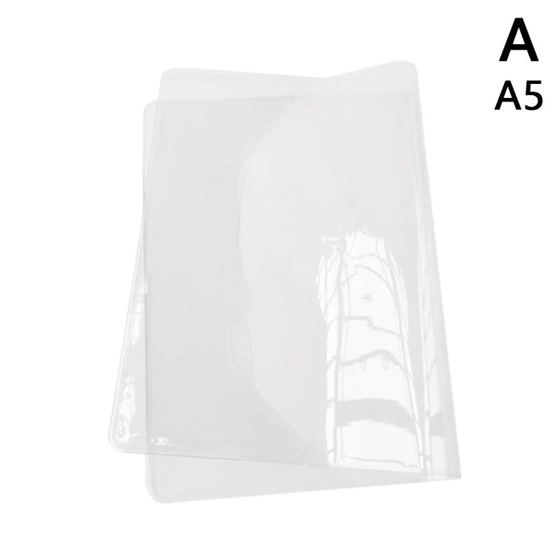Pvc Notebook Protect Sheath A5 A6 Book Cover Frosted Cover Cover Waterproof Book Non-slip Transparent Book Student Self-adh Q9z7: A