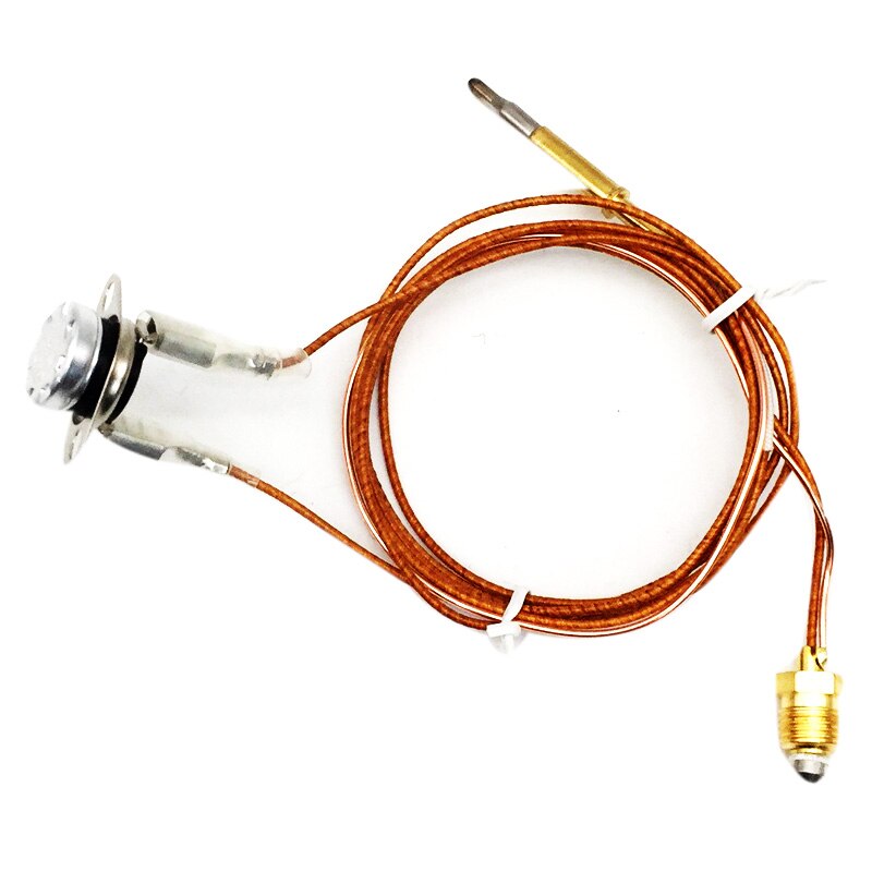 Un impostato M10x1 Friggitrice A gas pianoforte di Cottura Versato Terminali Filo della Termocoppia con Sensore di Temperatura con 6.3 millimetri Piatto
